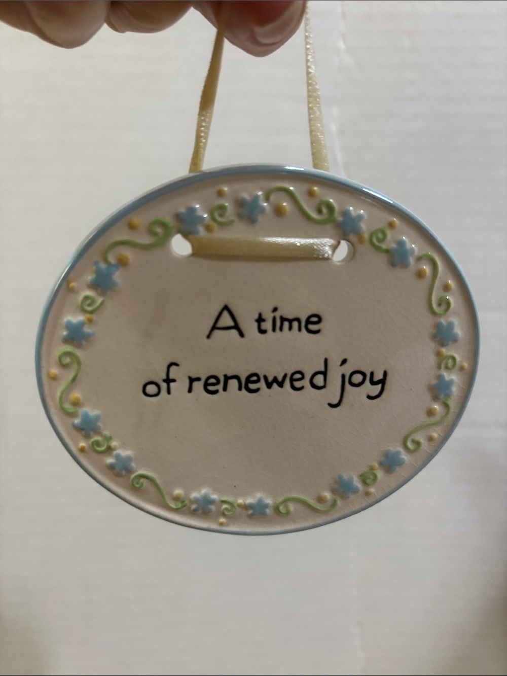 “Time of Renewed Joy” Small Wall Hanging